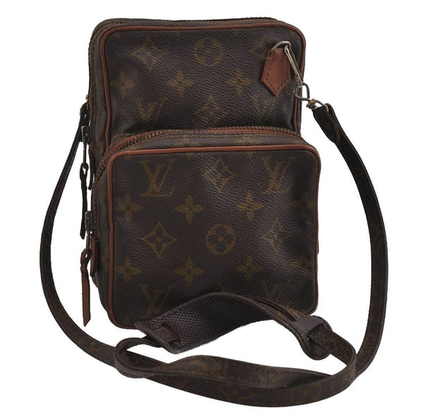 Authentic Louis Vuitton Monogram Amazone Shoulder Cross Body Bag Old Model 2965I