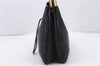 Authentic GUCCI Shoulder Hand Bag Purse GG Leather 108964 Black 2966D