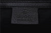 Authentic GUCCI Shoulder Hand Bag Purse GG Leather 108964 Black 2966D