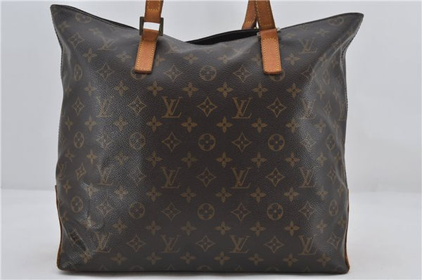 Authentic Louis Vuitton Monogram Cabas Mezzo Tote Bag M51151 LV 2966E