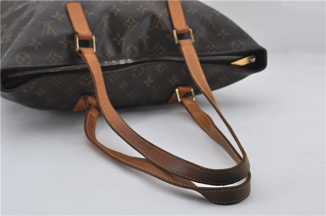 Authentic Louis Vuitton Monogram Cabas Mezzo Tote Bag M51151 LV 2966E
