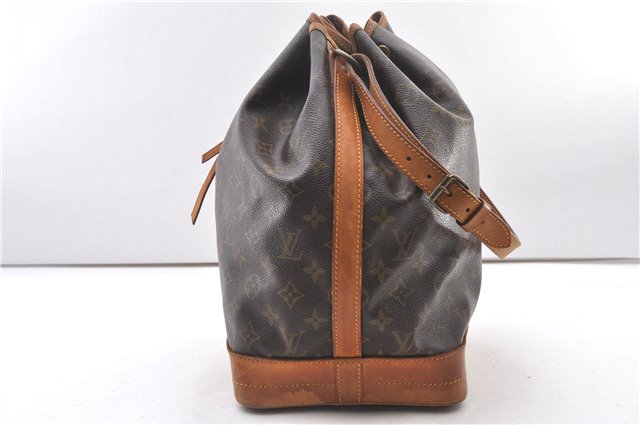 Authentic Louis Vuitton Monogram Noe Shoulder Drawstring Bag M42224 LV 2966F