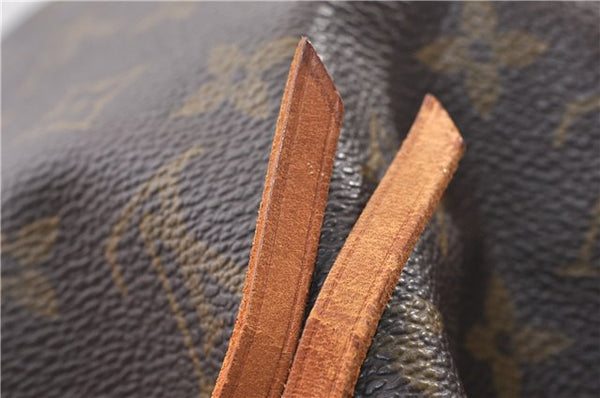 Authentic Louis Vuitton Monogram Noe Shoulder Drawstring Bag M42224 LV 2966F