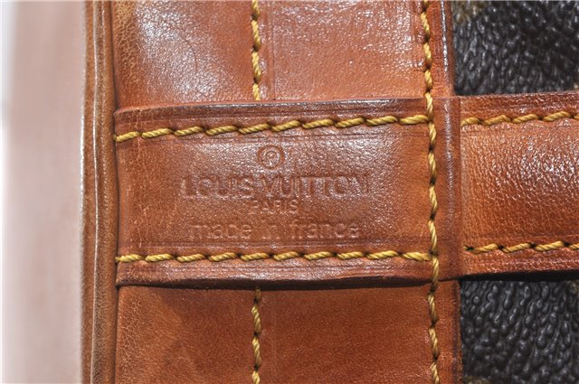 Authentic Louis Vuitton Monogram Noe Shoulder Drawstring Bag M42224 LV 2966F