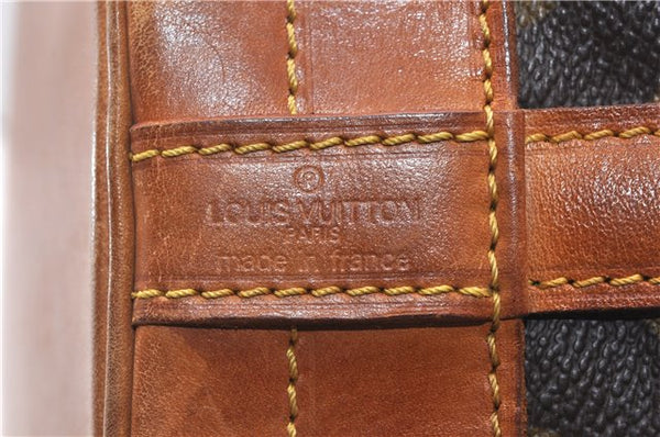 Authentic Louis Vuitton Monogram Noe Shoulder Drawstring Bag M42224 LV 2966F