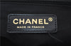 Authentic CHANEL New Travel Line Shoulder Tote Bag Nylon Leather Black 2967E