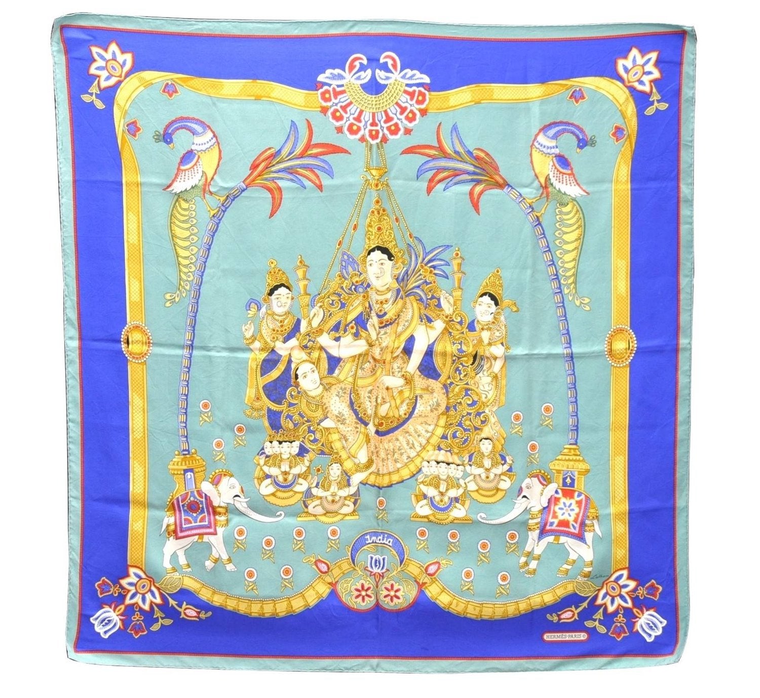 Authentic HERMES Carre 90 Scarf 