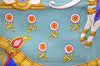 Authentic HERMES Carre 90 Scarf "India" Silk Green 2968D