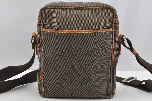 Auth Louis Vuitton Damier Geant Citadin NM Shoulder Bag M93224 Brown Junk 2968I