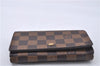 Authentic Louis Vuitton Damier Porte Monnaie Billets Tresor N61730 Wallet 2969F