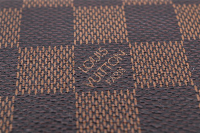 Authentic Louis Vuitton Damier Porte Monnaie Billets Tresor N61730 Wallet 2969F