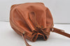 Authentic Louis Vuitton Epi Noe Shoulder Drawstring Bag Brown M44008 Junk 2969I