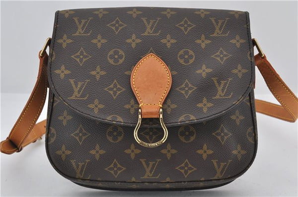 Authentic Louis Vuitton Monogram Saint Cloud GM M51242 Shoulder Cross Bag 2970E