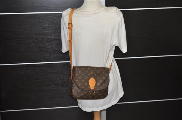 Authentic Louis Vuitton Monogram Saint Cloud GM M51242 Shoulder Cross Bag 2970E