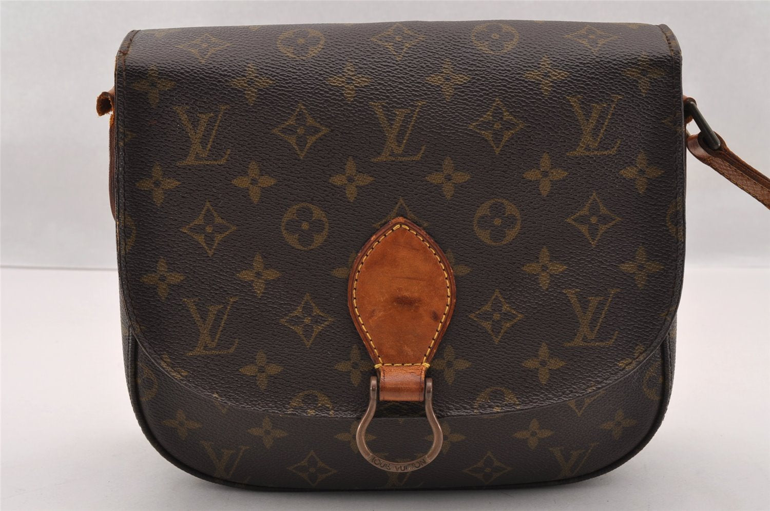 Authentic Louis Vuitton Monogram Saint Cloud GM M51242 Shoulder Bag Junk 2970I