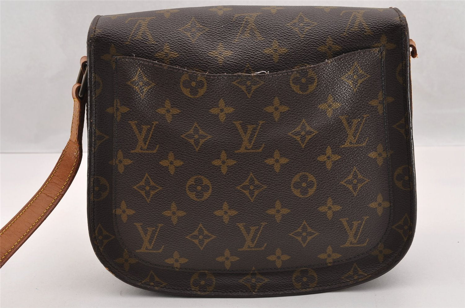 Authentic Louis Vuitton Monogram Saint Cloud GM M51242 Shoulder Bag Junk 2970I