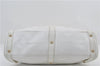 Authentic FENDI Vintage Shoulder Hand Bag Leather White 2971E