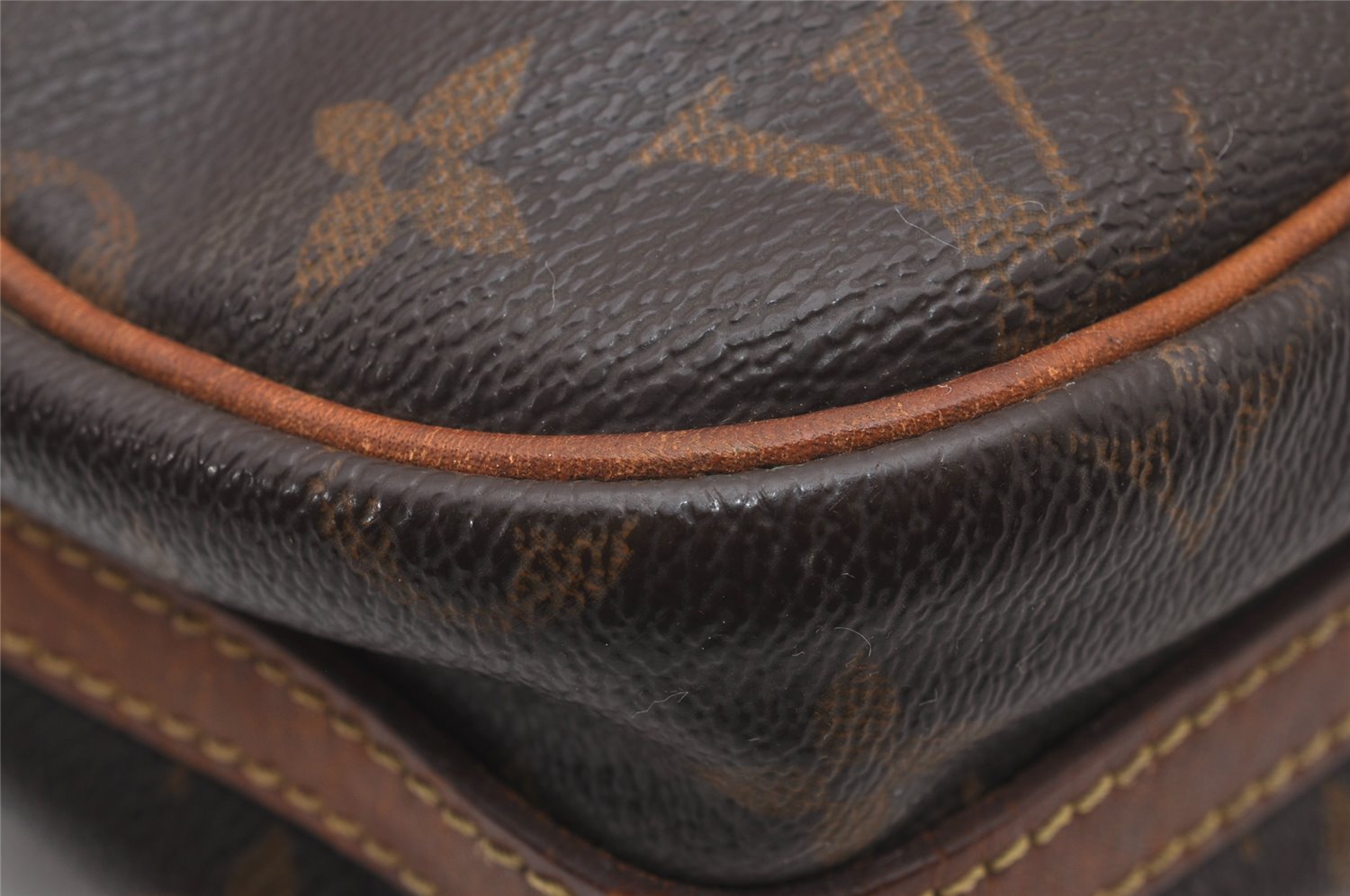 Authentic Louis Vuitton Monogram Senlis Shoulder Cross Bag M51222 Junk 2971I