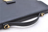 Authentic Louis Vuitton Epi Porte Documents Bandouliere Briefcase Black 2972E
