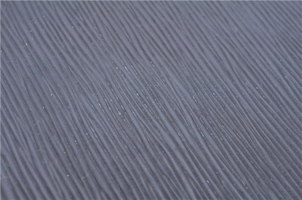 Authentic Louis Vuitton Epi Porte Documents Bandouliere Briefcase Black 2972E