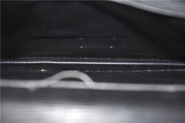 Authentic Louis Vuitton Epi Porte Documents Bandouliere Briefcase Black 2972E