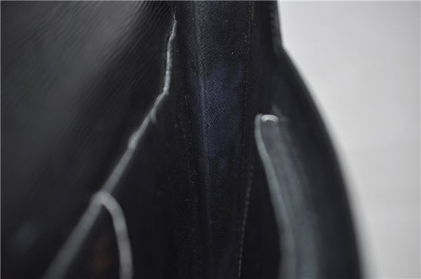 Authentic Louis Vuitton Epi Porte Documents Bandouliere Briefcase Black 2972E