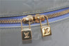 Authentic Louis Vuitton Vernis Sullivan Vertical Shoulder Cross Bag Blue 2973E