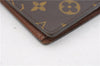 Authentic Louis Vuitton Monogram Portefeuille Brazza M66540 Purse Wallet 2973F