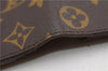 Authentic Louis Vuitton Monogram Portefeuille Brazza M66540 Purse Wallet 2973F