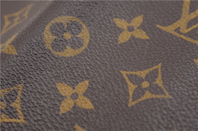 Authentic Louis Vuitton Monogram Portefeuille Brazza M66540 Purse Wallet 2973F