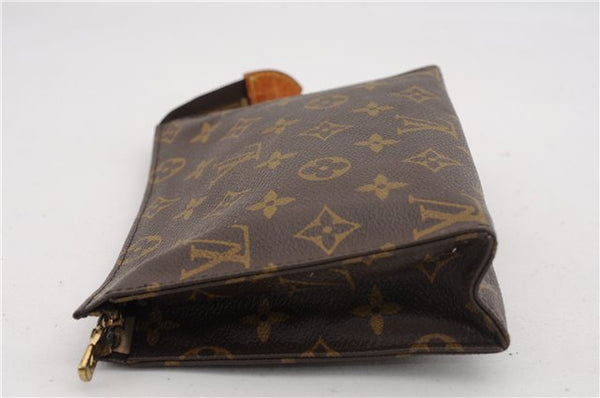 Authentic Louis Vuitton Monogram Poche Toilette 19 M47544 Cosmetics Pouch 2974F