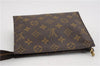 Authentic Louis Vuitton Monogram Poche Toilette 19 M47544 Cosmetics Pouch 2974F