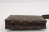 Authentic Louis Vuitton Monogram Poche Toilette 19 M47544 Cosmetics Pouch 2974F