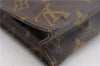 Authentic Louis Vuitton Monogram Poche Toilette 19 M47544 Cosmetics Pouch 2974F