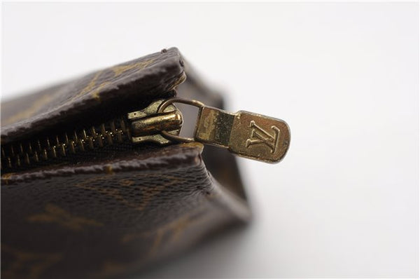 Authentic Louis Vuitton Monogram Poche Toilette 19 M47544 Cosmetics Pouch 2974F
