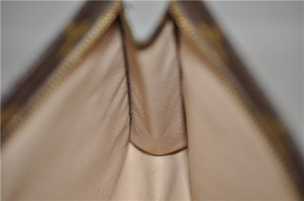 Authentic Louis Vuitton Monogram Poche Toilette 19 M47544 Cosmetics Pouch 2974F