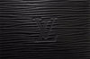 Authentic Louis Vuitton Epi Leather Sac Plat Hand Bag M59082 Black Junk 2974I
