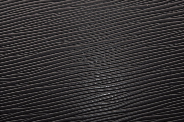 Authentic Louis Vuitton Epi Leather Sac Plat Hand Bag M59082 Black Junk 2974I