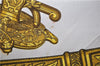 Authentic HERMES Carre 90 Scarf "GRAND UNIFORME" Silk Blue 2975D