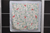 Authentic HERMES Carre 90 Scarf "L'ARBRE de SOiE" Silk Light Blue 2977D