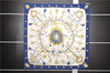 Authentic HERMES Carre 90 Scarf Key Tassel Motif Silk Navy 2979D