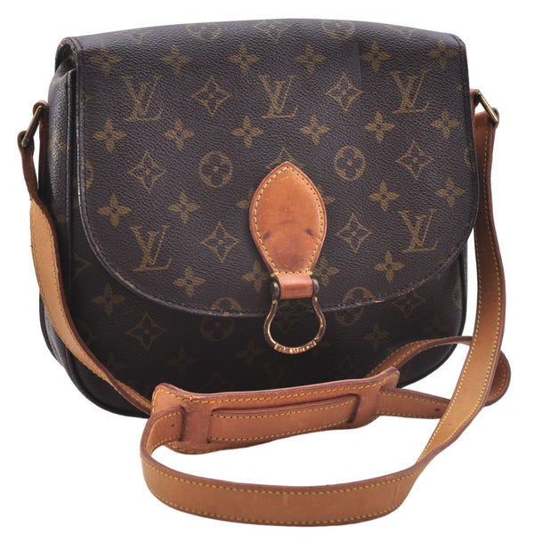 Authentic Louis Vuitton Monogram Saint Cloud GM M51242 Shoulder Cross Bag 2979E