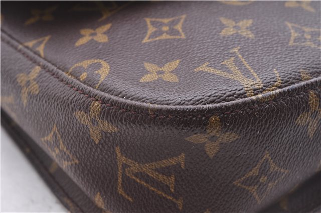 Authentic Louis Vuitton Monogram Saint Cloud GM M51242 Shoulder Cross Bag 2979E