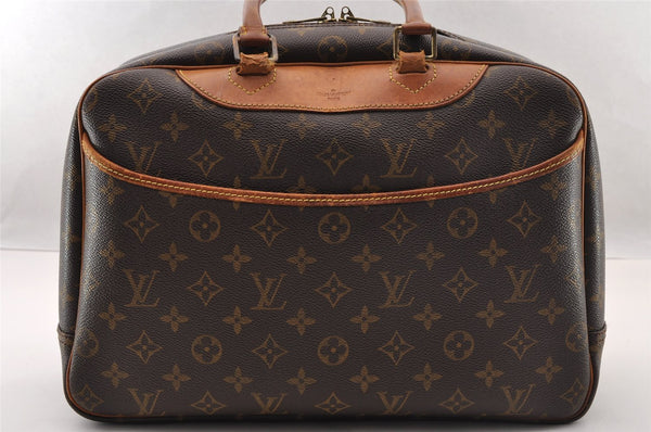 Authentic Louis Vuitton Monogram Deauville Hand Bag M47270 LV 2979I