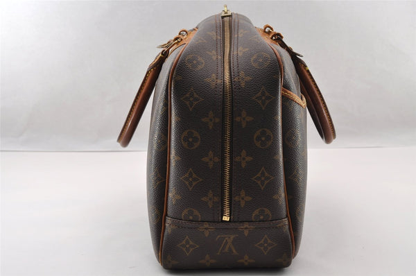 Authentic Louis Vuitton Monogram Deauville Hand Bag M47270 LV 2979I