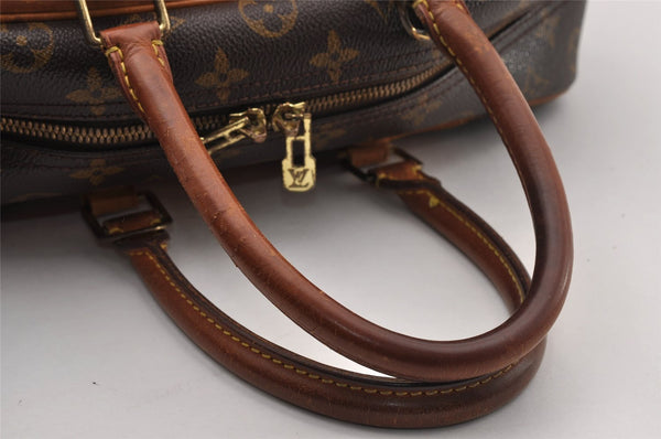 Authentic Louis Vuitton Monogram Deauville Hand Bag M47270 LV 2979I