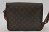 Authentic Louis Vuitton Monogram Cartouchiere GM Shoulder Bag Old Model 2980I