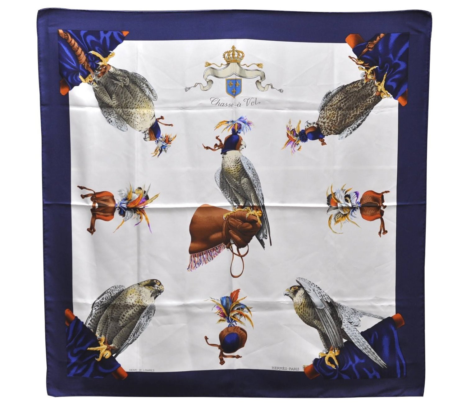 Authentic HERMES Carre 90 Scarf 