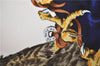 Authentic HERMES Carre 90 Scarf "Chasse a VOL" Silk Blue 2981D