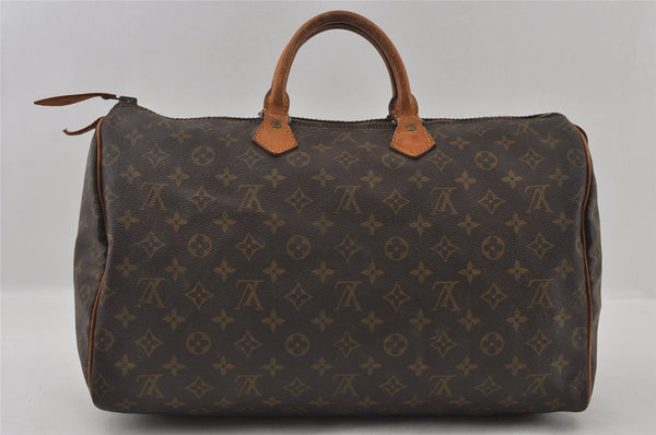 Authentic Louis Vuitton Monogram Speedy 40 Hand Boston Bag Old Model LV 2981I